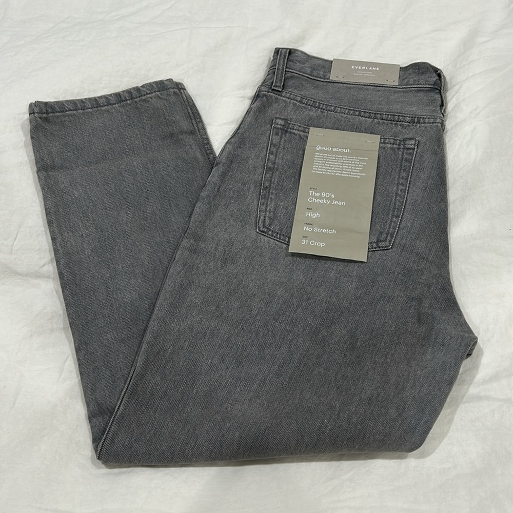 Everlane High Rise Crop Jeans